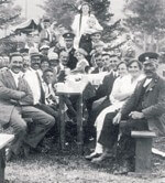 Gartenfest des Turnvereins Fridingen um 1932